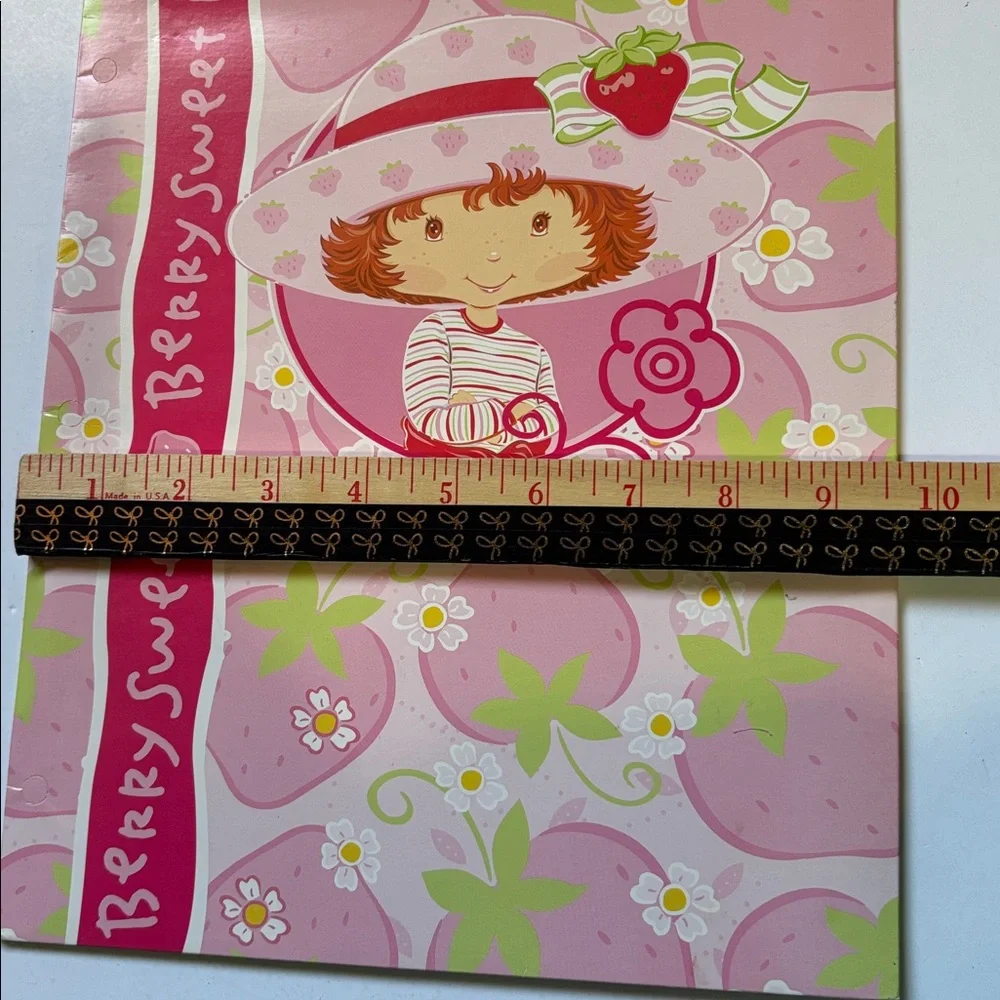 Strawberry Shortcake Folder 2003 Millennial Strawberry Shortcake School Folder